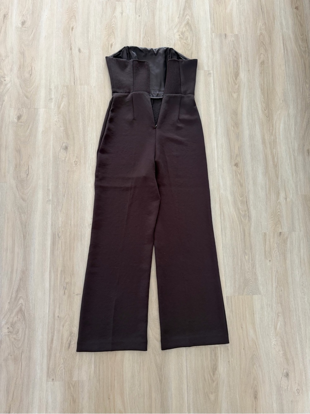 Aritzia Wilfred Endless Jumpsuit Crepette Size 6, Rich Mocha Brown - Picture 8 of 8